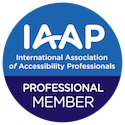 IAAP professional member logo